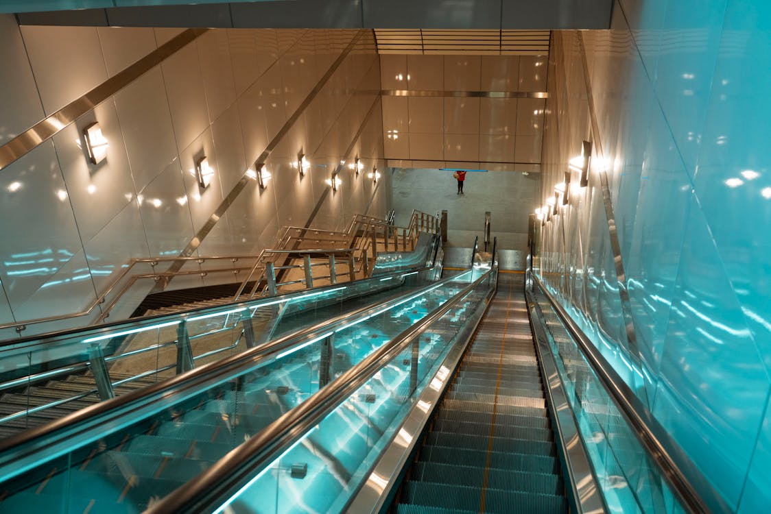 Escalator Leading Down