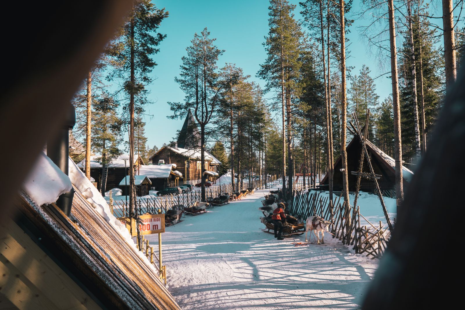 Santa Claus Village Rovaniemi visit - Christmas market and Northern Lights