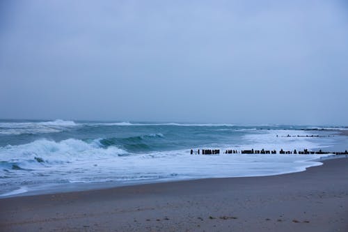 Immagine gratuita di cielo coperto, mare, oceano