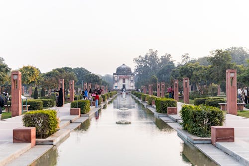 Sunder Nursery Central Park in Delhi, India