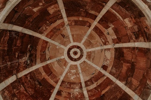 Geometric Decoration of Ceiling at Qutb Minar