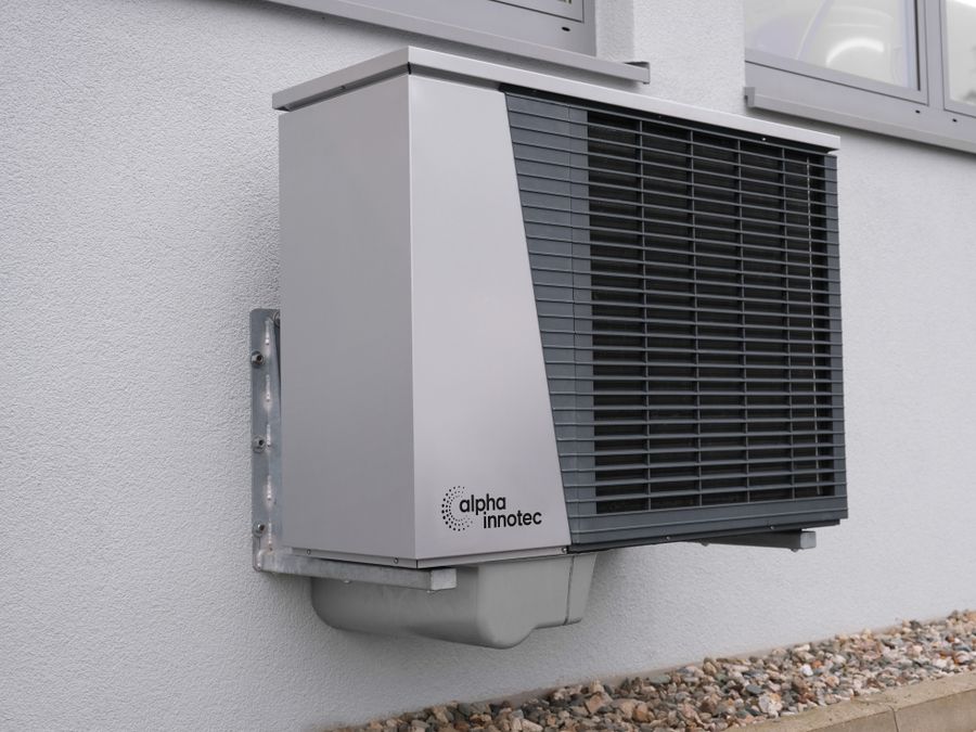 Residential outdoor heat pump system