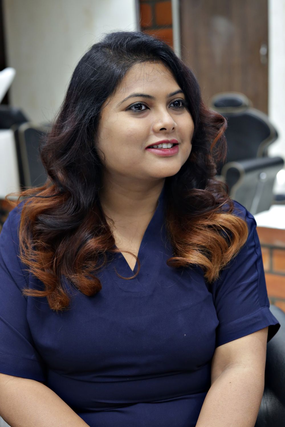 Glamorous curls hairstyle for party look