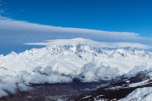 Бесплатное стоковое фото с вершины, горы, зима