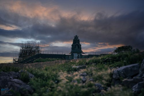 Základová fotografie zdarma na téma filmové nebe, hinduistický chrám, hnědá hora