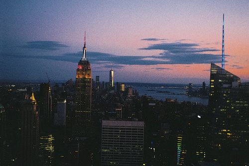 Free NYC dusk Stock Photo