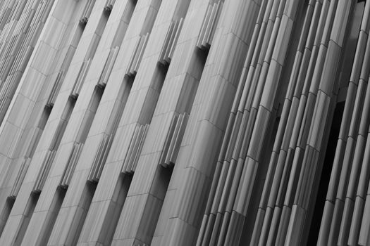 Modern Building with Geometric Patterns 