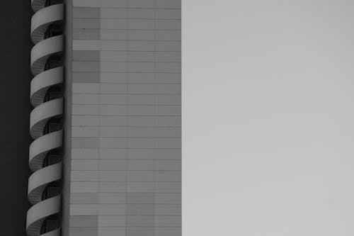 Ingyenes stockfotó épület, fekete-fehér, geometriai témában