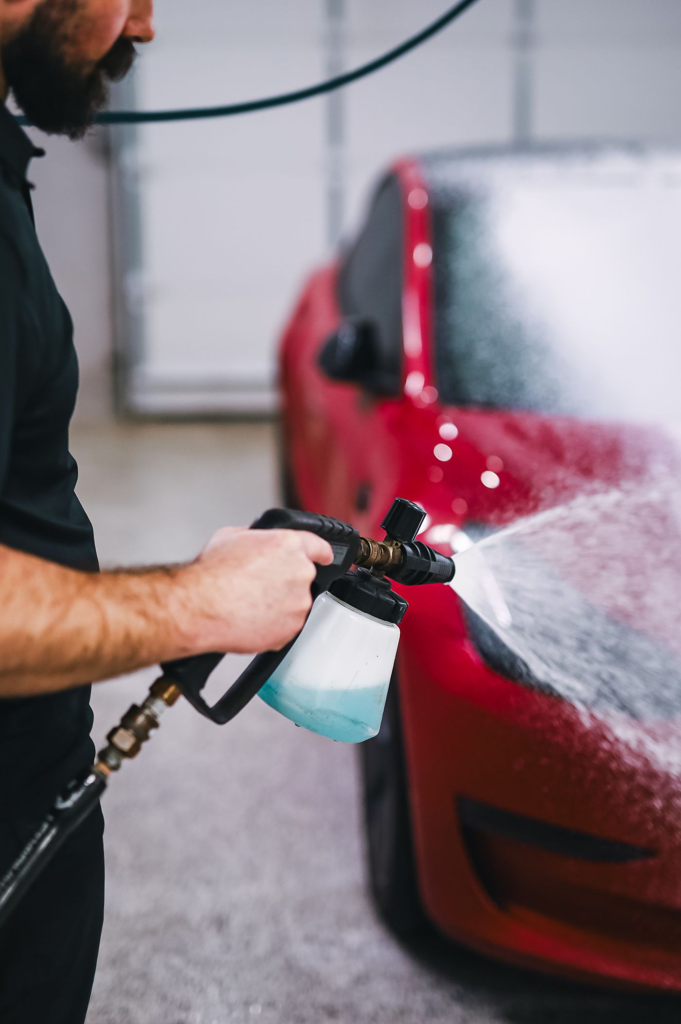 Quick clean-up maintenance wash at Washaro Auto Spa