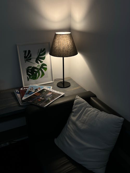 Lamp in Room Corner