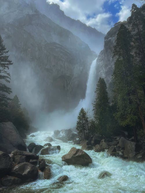 Stream in a Mountain Valley