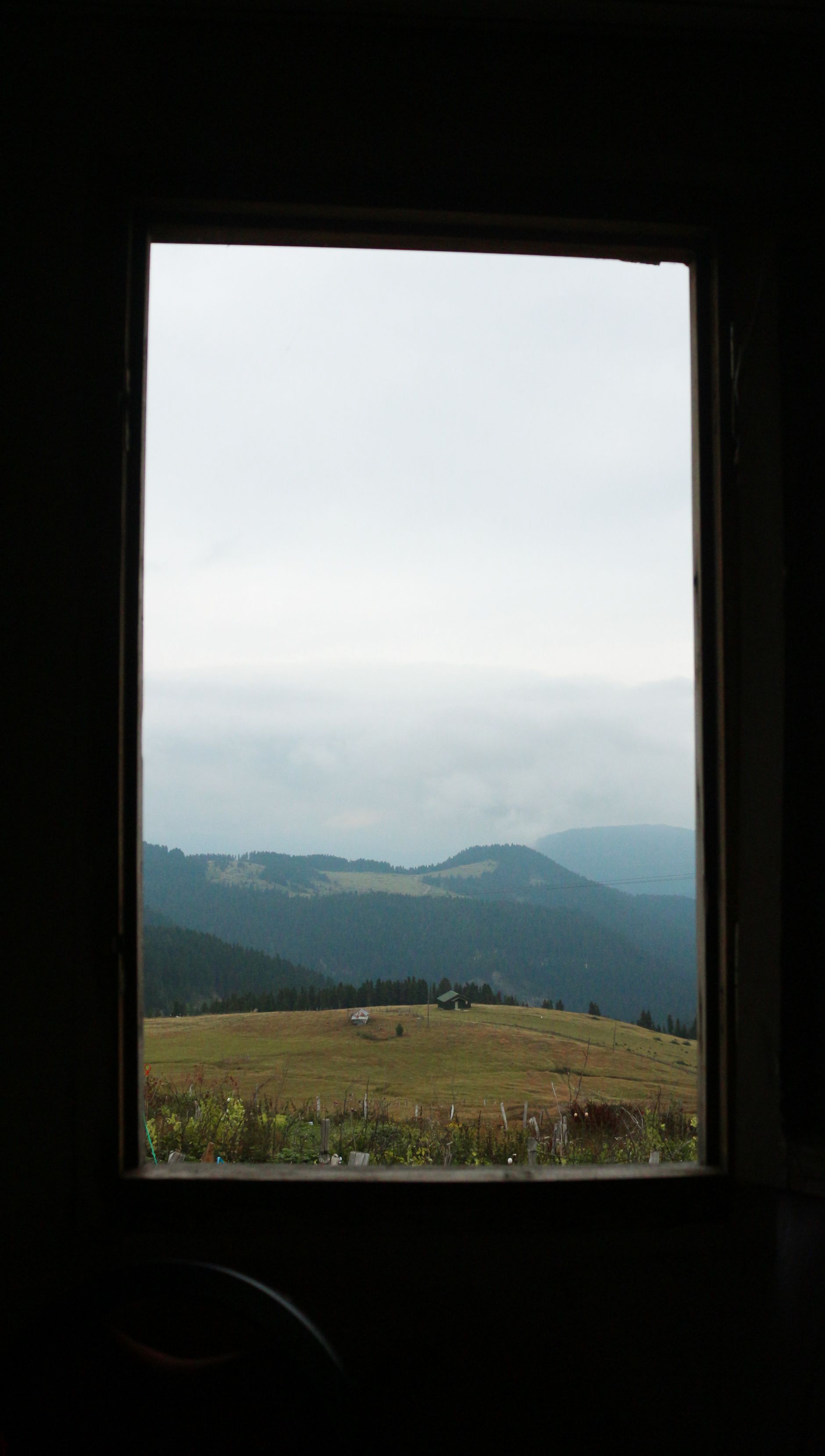 View of Mountain Valley From a Window · Free Stock Photo