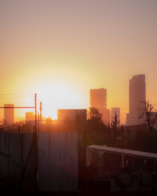 Kostenloses Stock Foto zu gebäude, silhouette, skyline