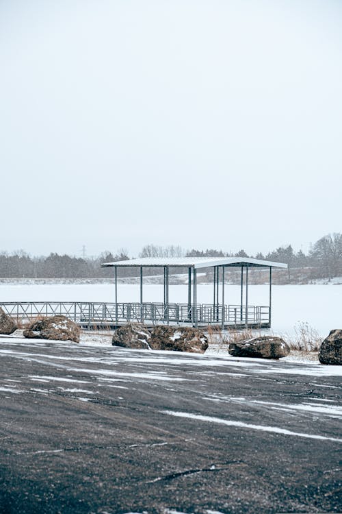 Kostnadsfri bild av brygga, frostig, fryst