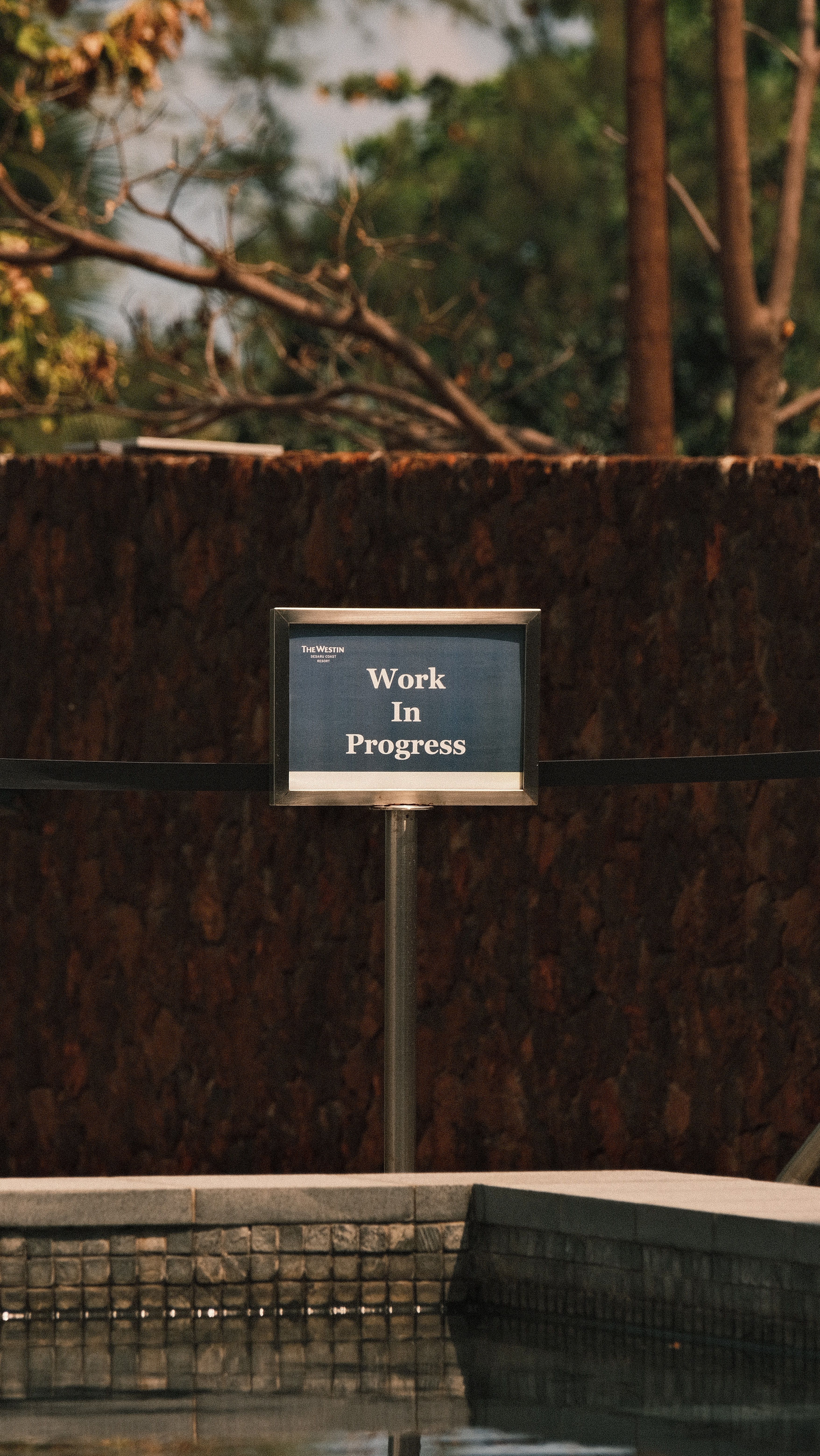 A sign that says york program is in the water · Free Stock Photo
