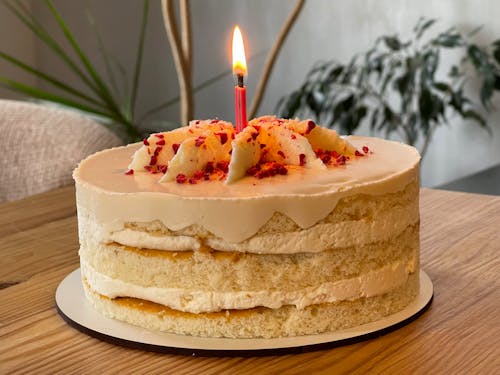Бесплатное стоковое фото с день рождения, десерт, крем
