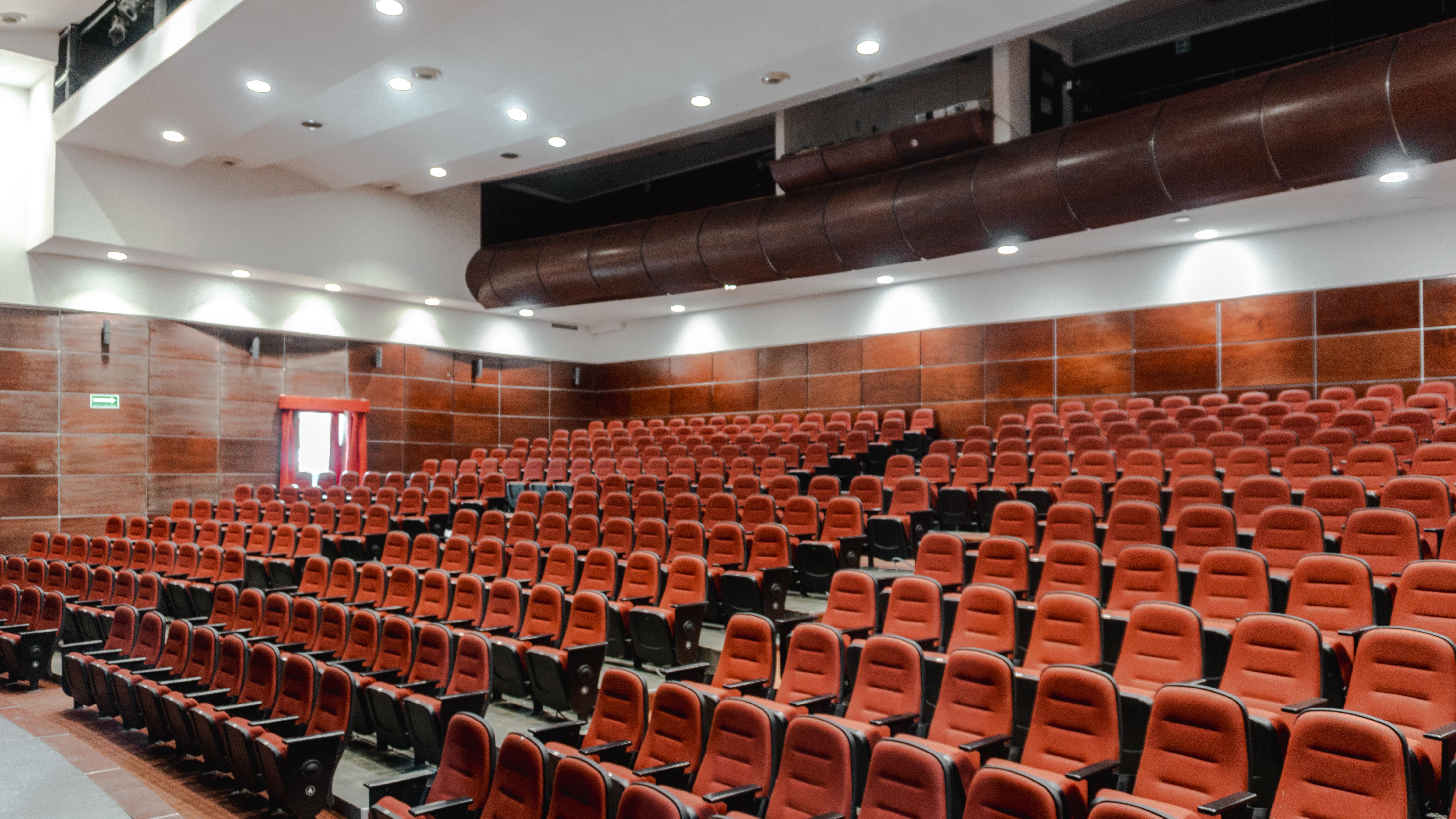 Red Seats in Theater Auditorium · Free Stock Photo
