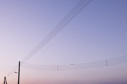 Power Lines under Clear Sky