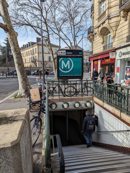 Entrance to Duroc Station in Paris