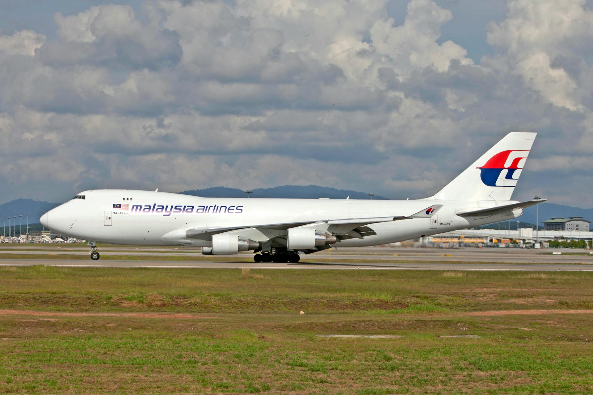 Boeing 747 Cargo Plane on the Runway