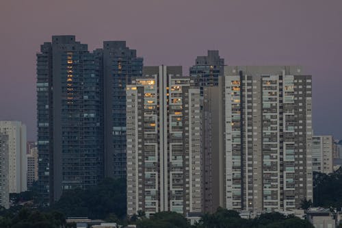 Buildings with Apartments in City