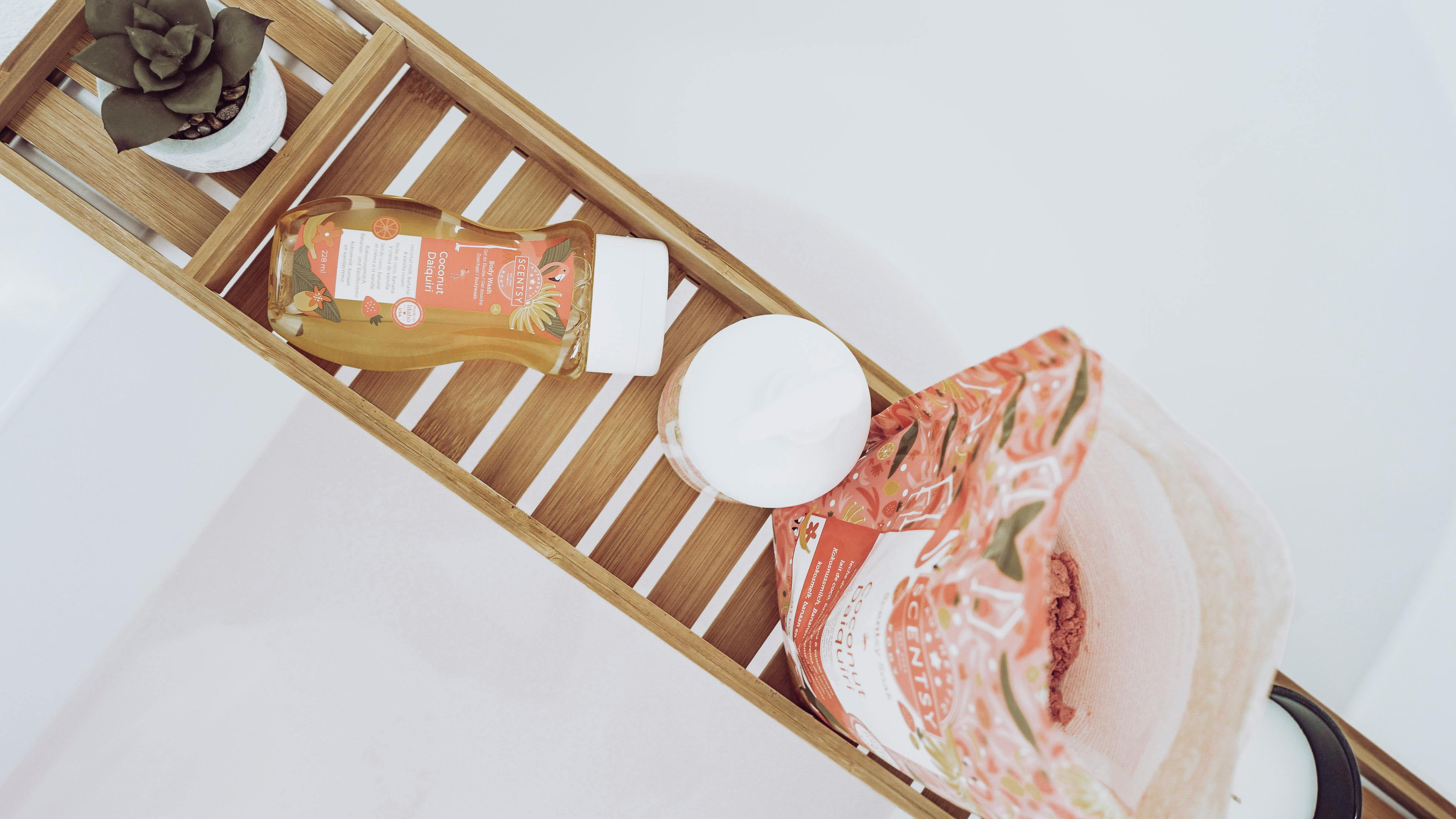 skincare routine products laid out in order - anti-pollution skincare routine