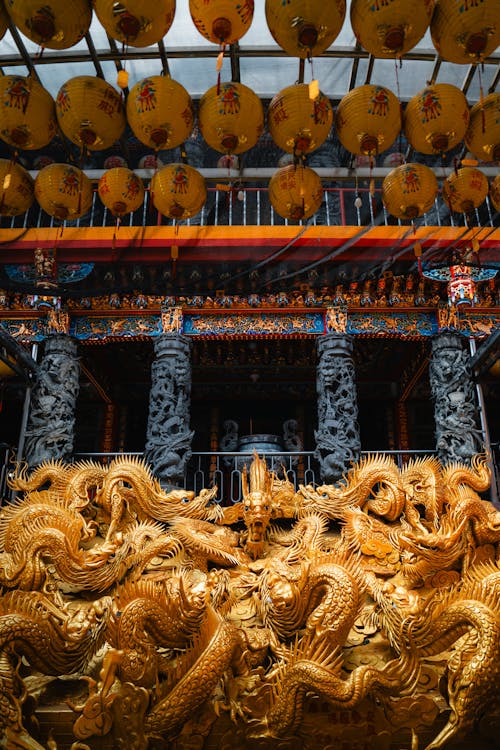 亞洲, 佛教徒, 垂直拍摄 的 免费素材图片