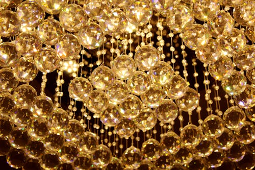 Free stock photo of chandelier, crystal, diamonds