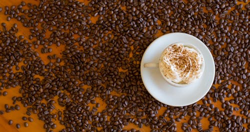Kostnadsfri bild av bönor, cappuccino, kaffe