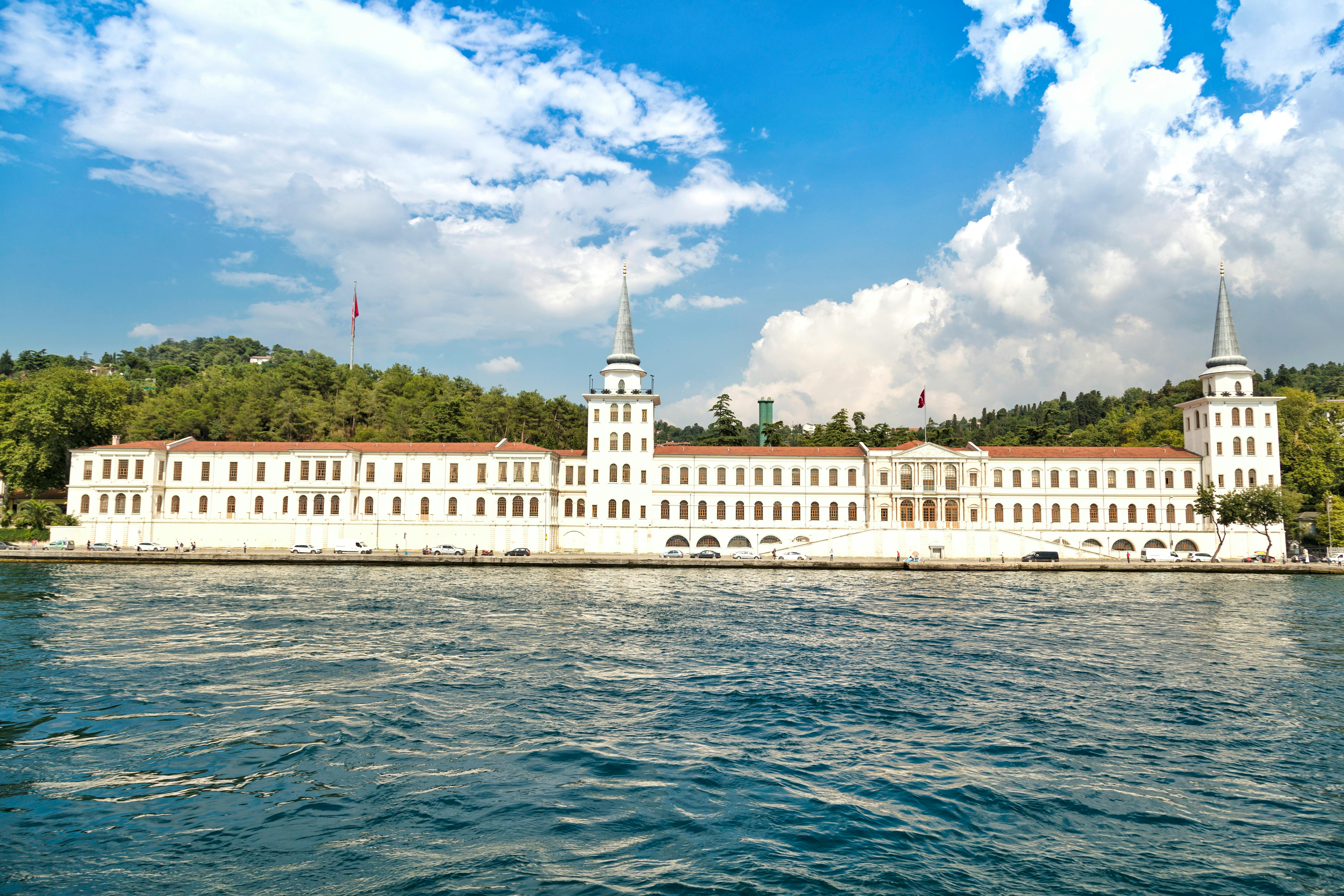 kuleli military high school on sea shore in istanbul