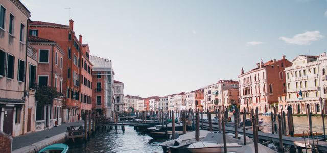 Discover the charm of Venice's canals, offering a glimpse of historic architecture and tranquil waterways.