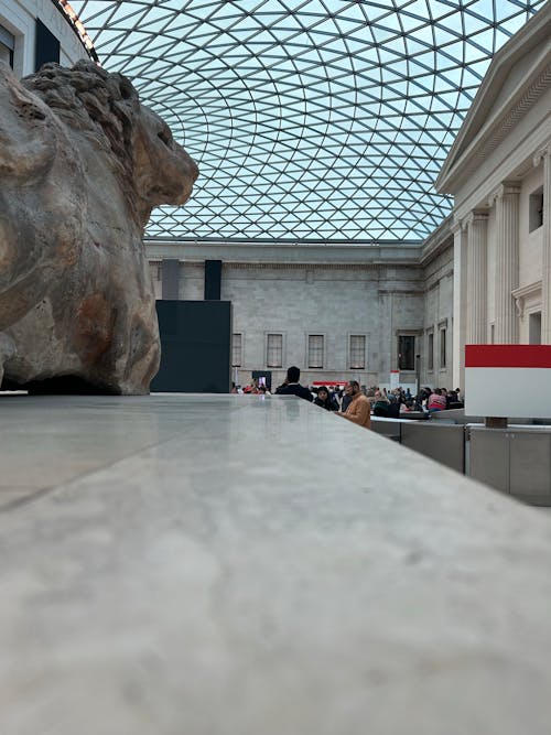 Безкоштовне стокове фото на тему «британський музей, мир, скляний дах»
