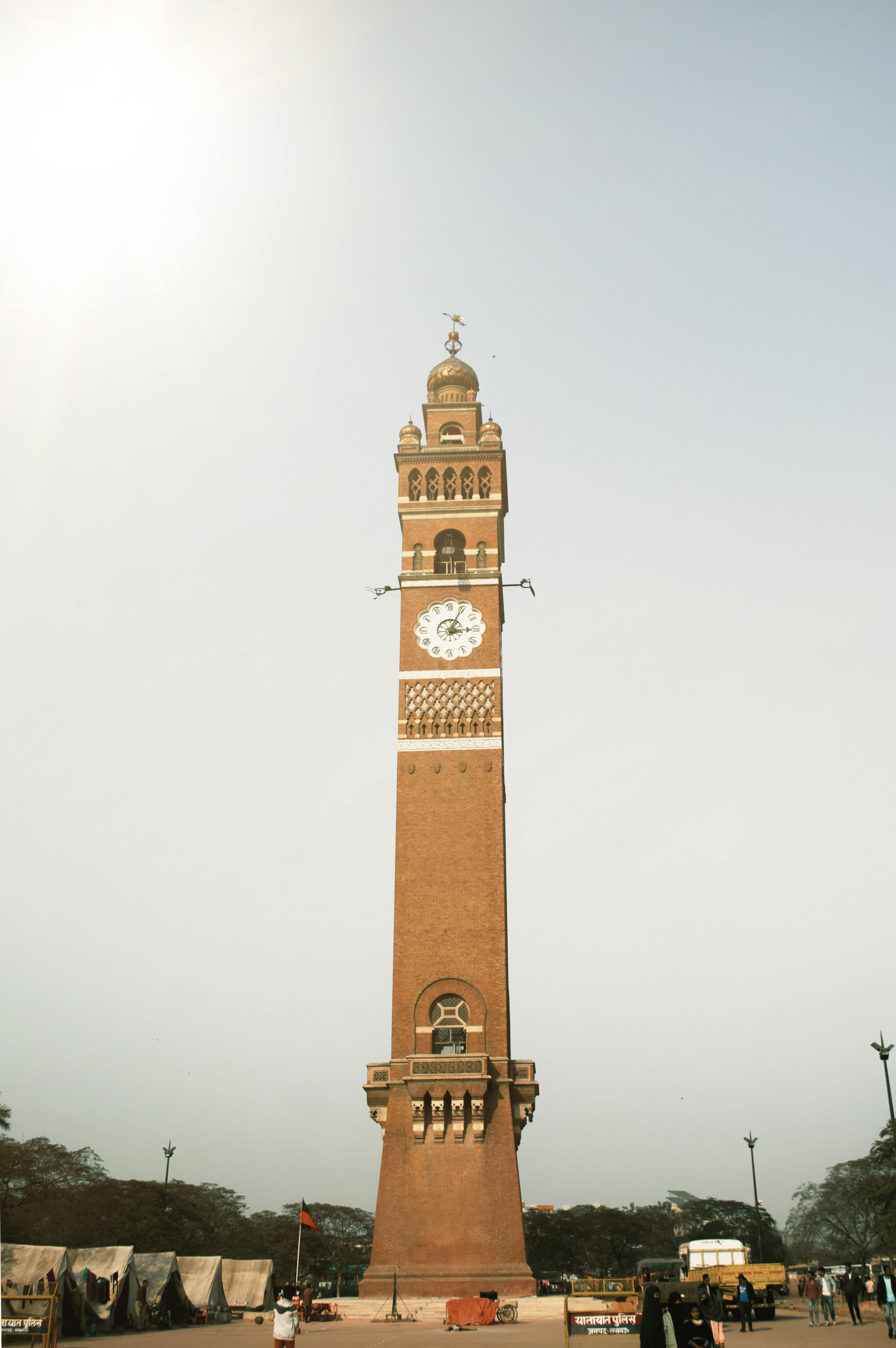 clock tower in hussainabad