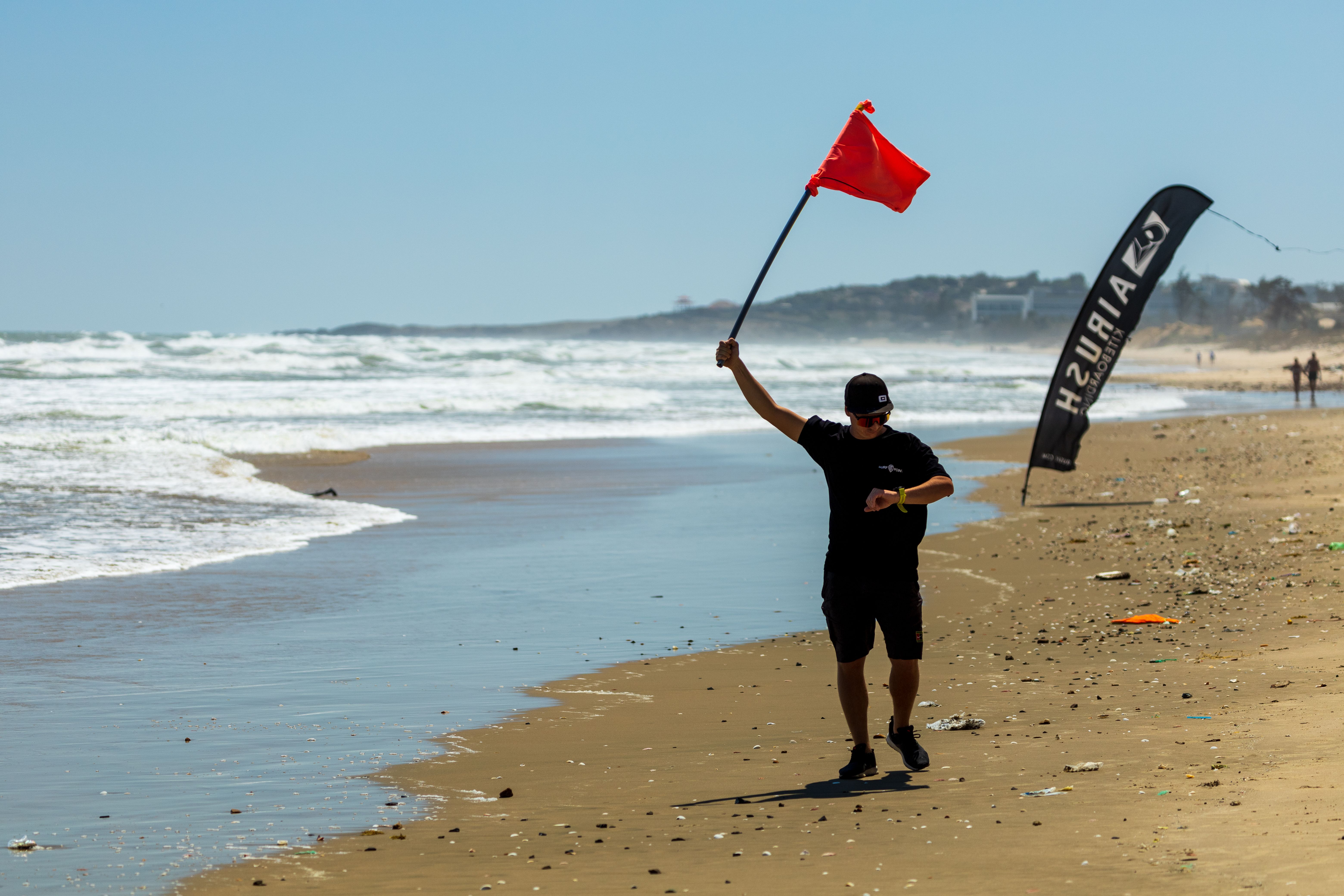 warning red flag danger sign