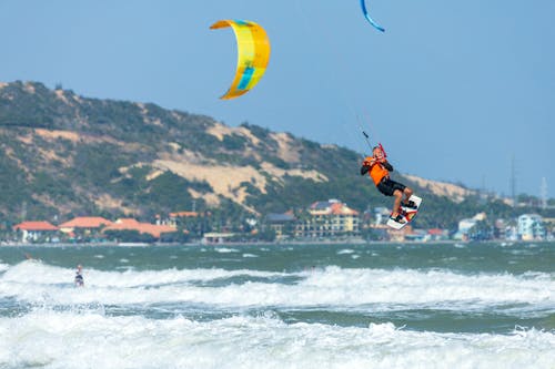 Δωρεάν στοκ φωτογραφιών με extreme sports, kitesurfer, kitesurfing