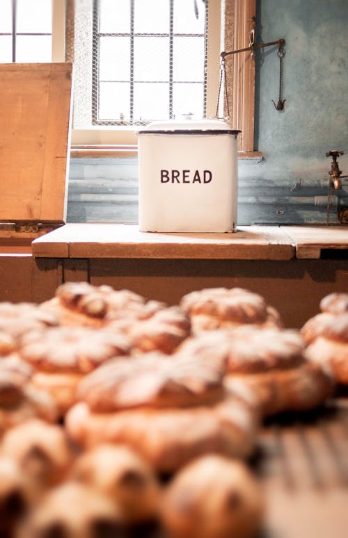Free White Bread Jar Stock Photo