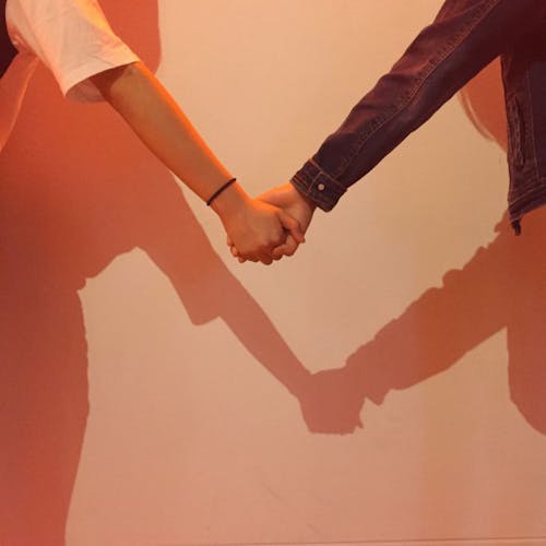 Hand in Hand love background 