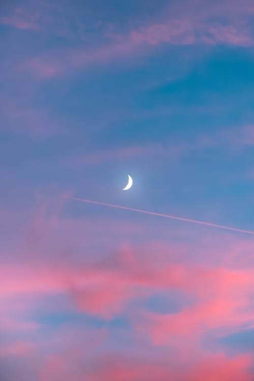 Бесплатное стоковое фото с весенние обои, голубые небеса, закат