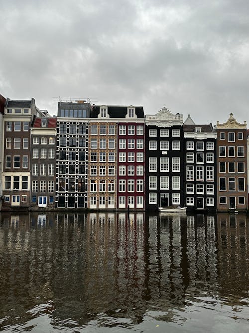 Kostnadsfri bild av amsterdam, byggnader, Fasad