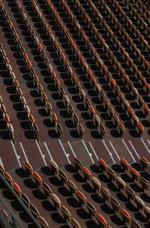 Sunlit Seats of Theater on Open Air