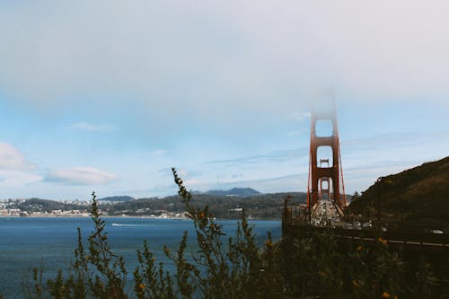 Cloud over Golden Gate Bridge in San Francisco