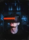 Man Wearing Vr Goggles