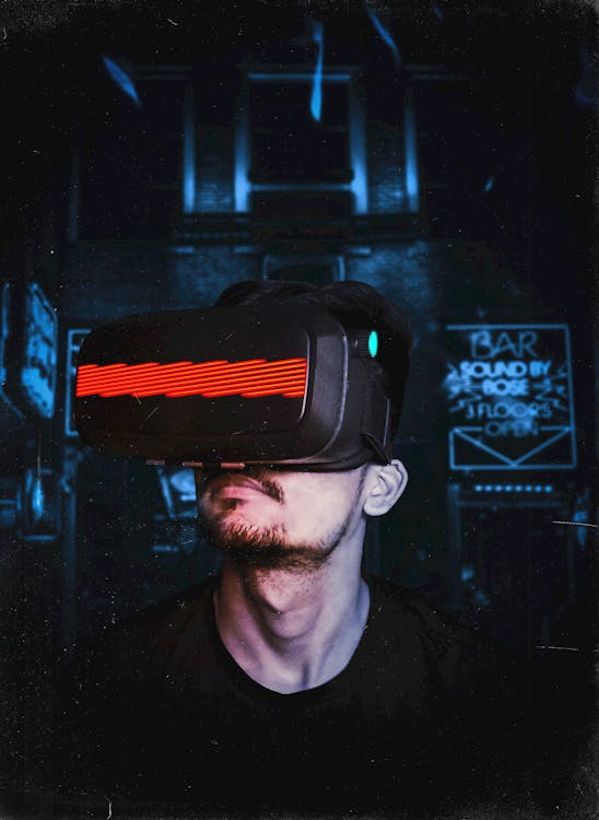 Osoba Nosząca Gogle Vr