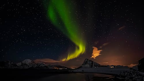 Бесплатное стоковое фото с galaxy, Аврора, Арктический