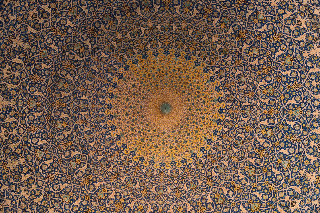 Indian Mosque Patterns The ceiling of a mosque with intricate patterns · Free Stock Photo
