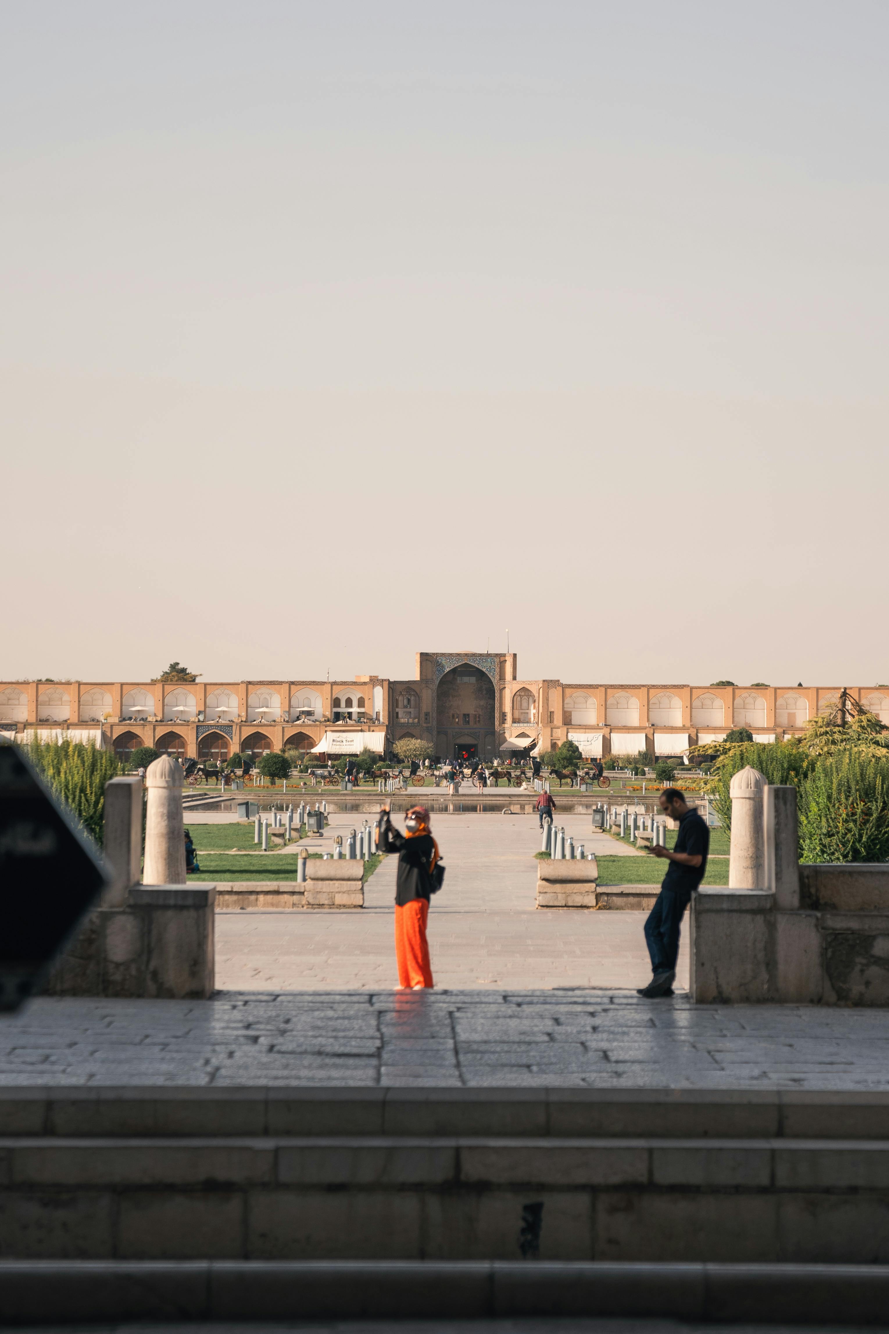 naqsh e jahan square in isfahan in iran