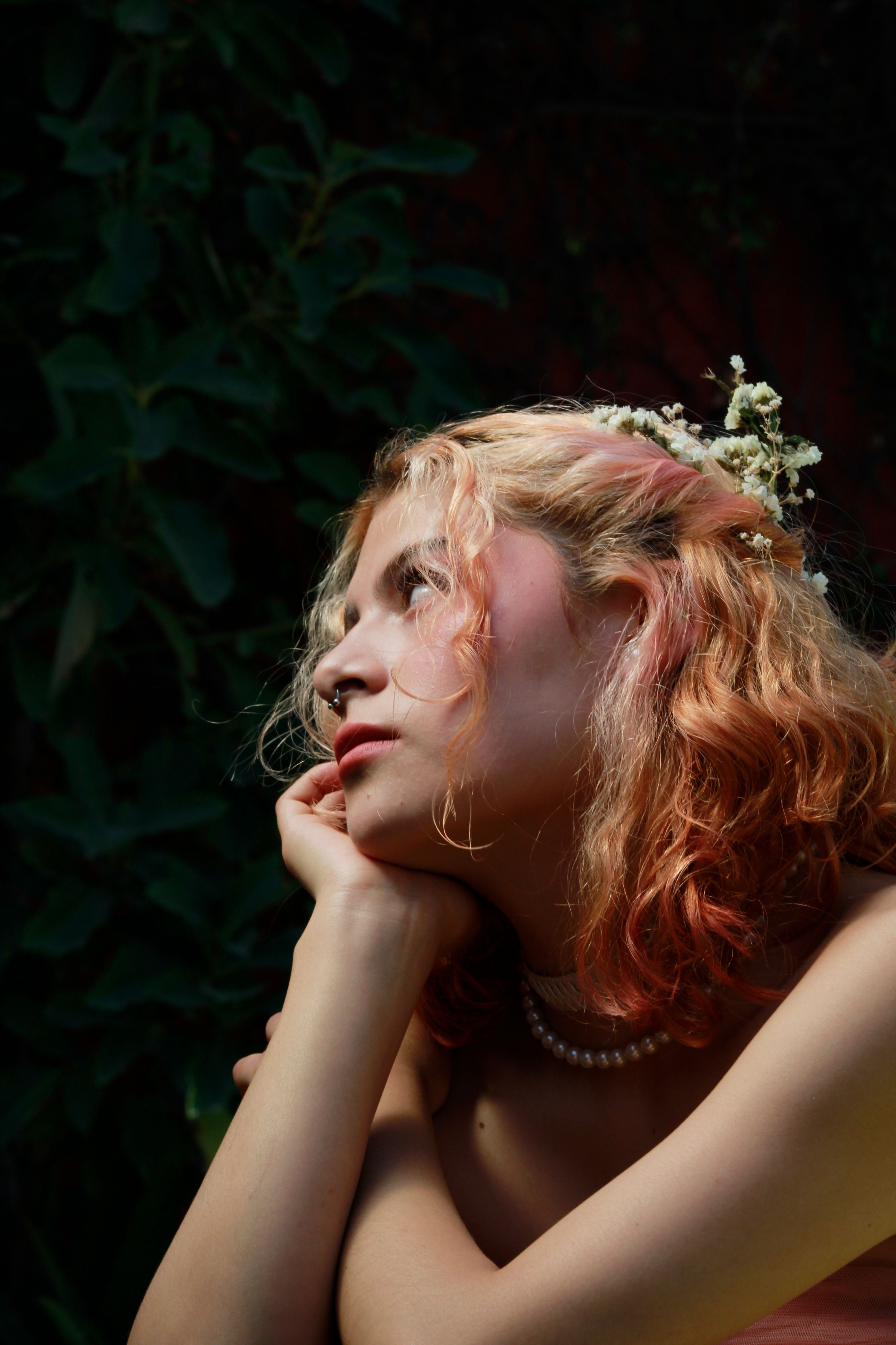 Face of Model with Nose Ring · Free Stock Photo