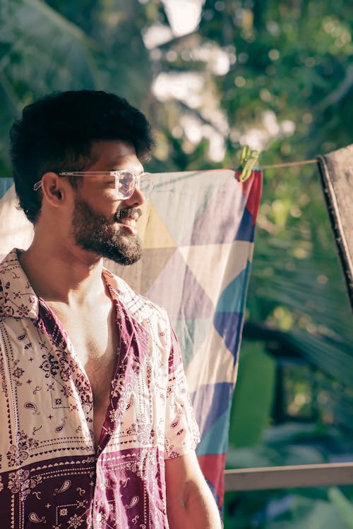 Foto d'estoc gratuïta de barba, camisa, fotografia de moda