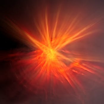 Red Rays in Space