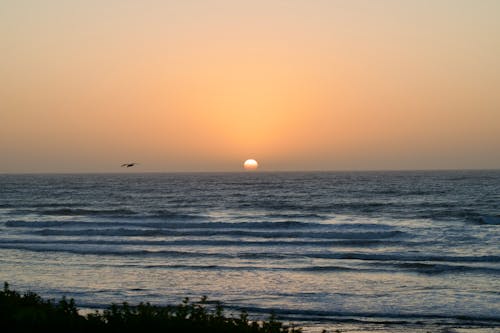 Sunrise over the sea 